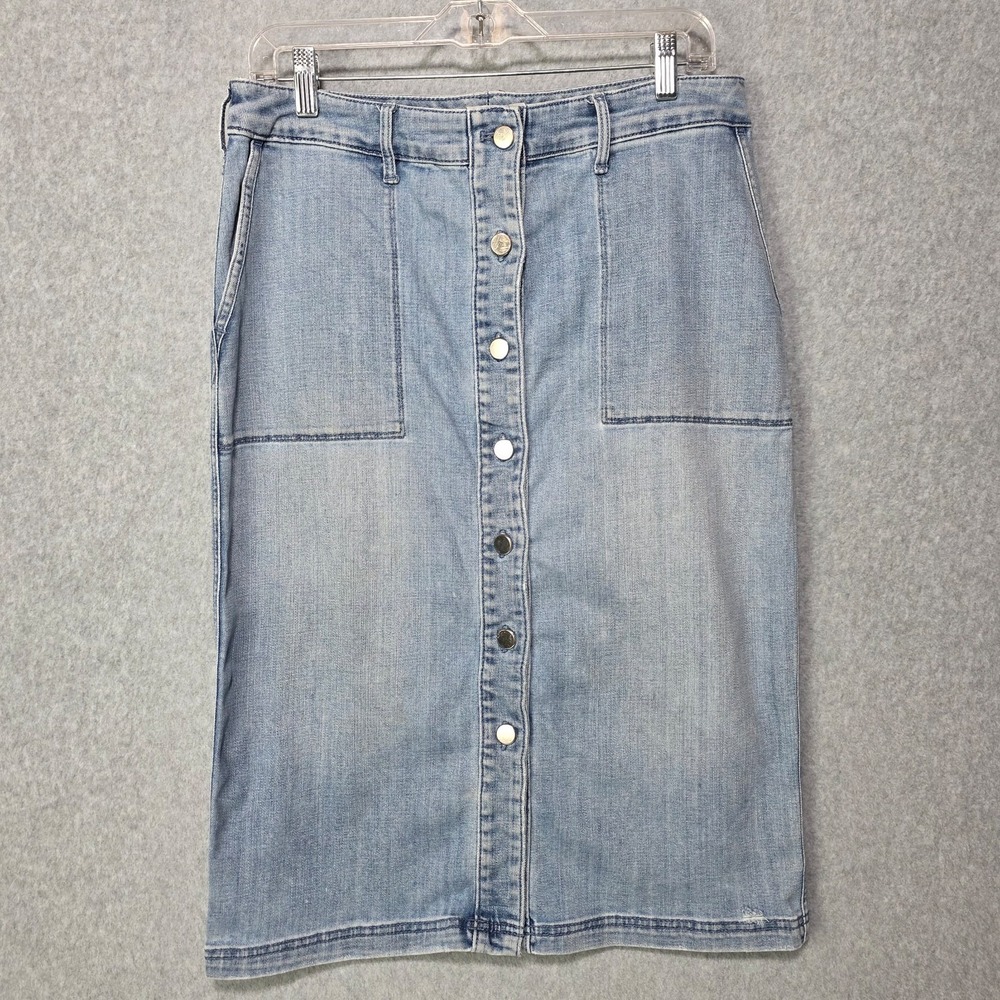 Chico's mid calf skirt size 8